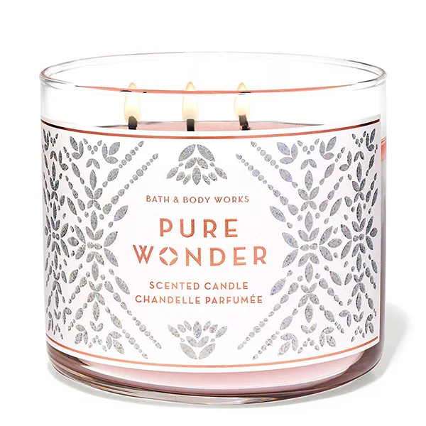 Nến Thơm 3 Bấc Bath & Body Works Pure Wonder 3-Wick Candle 411g
