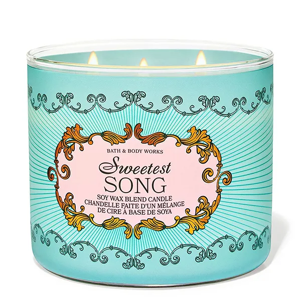Nến Thơm 3 Bấc Bath & Body Works Sweetest Song 3-Wick Candle