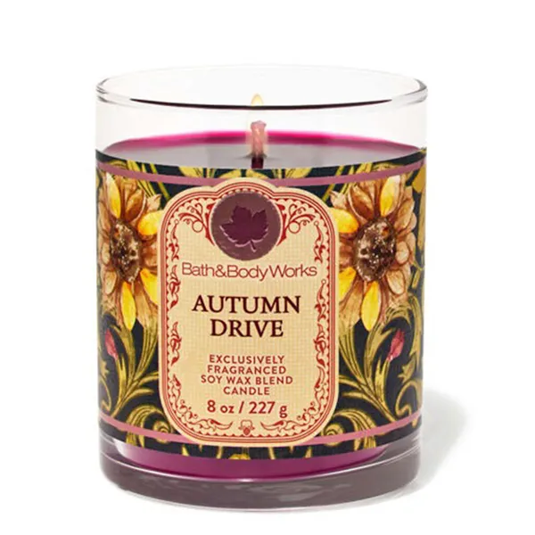 Nến Thơm Bath & Body Works Autumn Drive Single Wick Candle 227g
