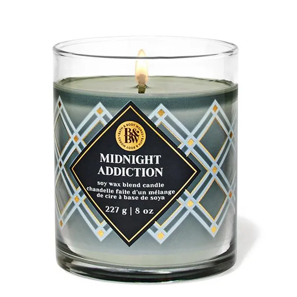Nến Thơm Bath & Body Works Midnight Addiction Single Wick Candle 277g