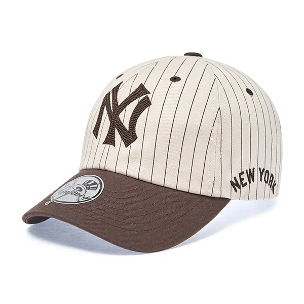 Mũ MLB NY Signature Unstructured Ball Cap Brown 3ACPB255N 50BRD Màu Nâu