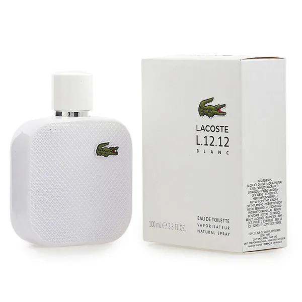 Nước Hoa Nam Lacoste L.12.12 Blanc Eau De Toilette Spray 100ml