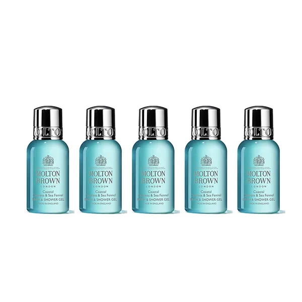 Combo 5 Chai Sữa Tắm Molton Brown Coastal Cypress & Sea Fennel Bath & Shower Gel Dịu Nhẹ 30ml x 5