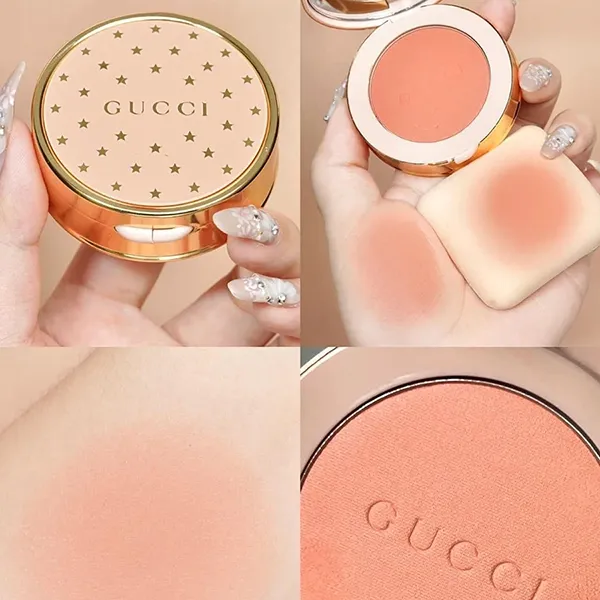 Phấn Má Gucci Blush De Beaté 02 Tender Apricot Màu Cam Đào