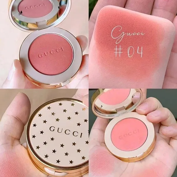 Phấn Má Gucci Blush De Beaté 04 Bright Coral Màu Hồng Cam