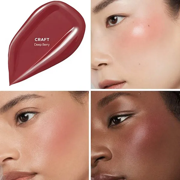 Phấn Má Hồng Dạng Kem Hourglass Unreal Liquid Blush Màu Craft Hồng Mận