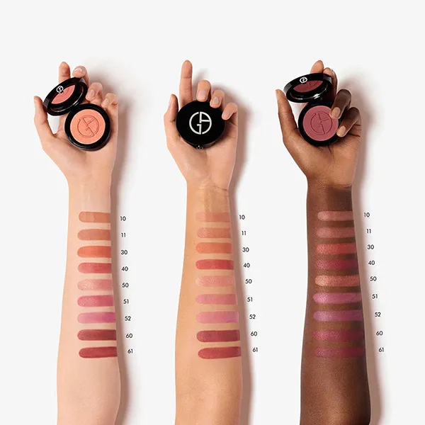 Phấn Má Hồng Giorgio Armani Luminous Silk Glow Blush 30 Offbeat Màu Hồng Cam Đào