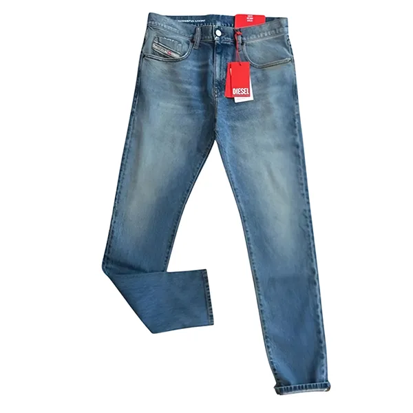 Quần Jean Nam Diesel Slim Fit A03558 - BLU Màu Xanh Nhạt Size 28