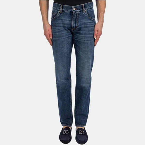 Quần Jean Nam Dolce & Gabbana D&G Regular GYJCCD G8KE5 S9001 Màu Xanh Size 44