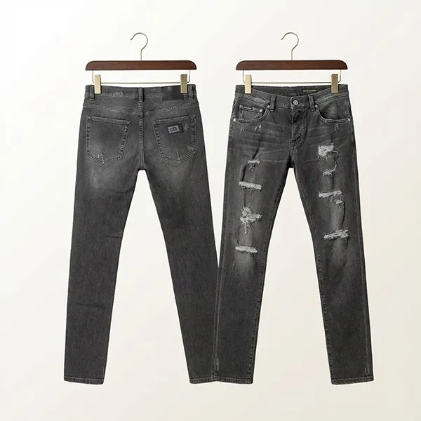 Quần Jean Nam Dolce & Gabbana D&G Skinny GY07LD G8AO0 S9001 Màu Xám Size 44