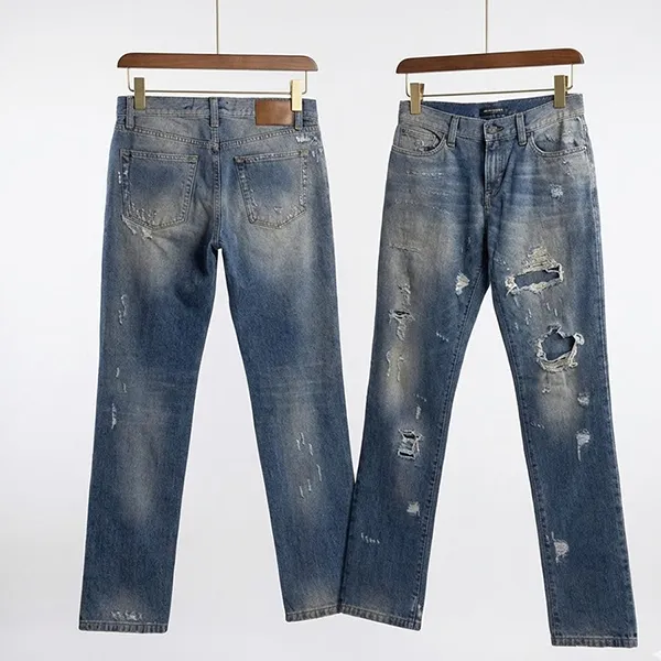 Quần Jean Nam Dolce Gabbana D&G Wash G4A5LP G8034 S9001 Màu Xanh Size 46