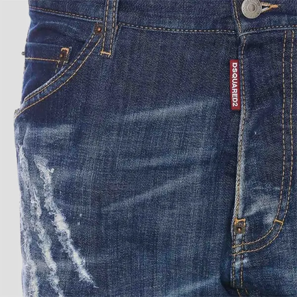 Quần Jean Nam Dsquared2 Blue Denim Wash Cool Guy S74LB1559 S30342 470 Màu Xanh Denim Size 44