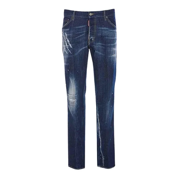 Quần Jean Nam Dsquared2 Blue Denim Wash Cool Guy S74LB1559 S30342 470 Màu Xanh Denim Size 44