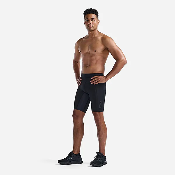 Quần Short Bó Thể Thao Nam 2XU Base Layer Comp MA7198b-BLK/NRO Màu Đen Size S