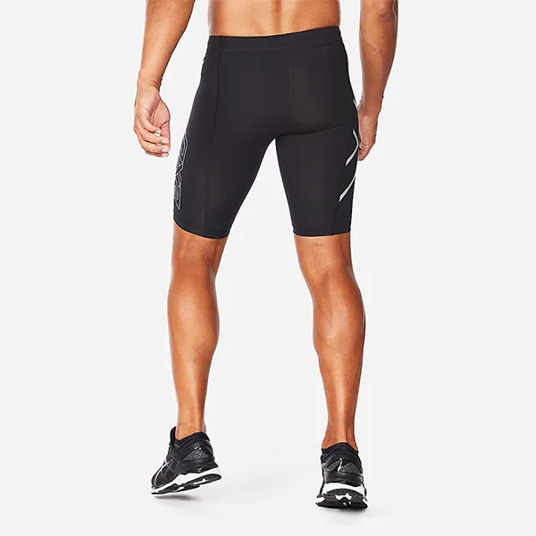 Quần Short Bó Thể Thao Nam 2XU Core Compression MA3851b-BLK/SIL Màu Đen Size M