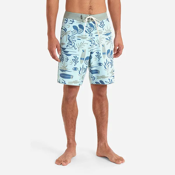 Quần Short Đi Biển Nam O'Neill Hyperfreak Mysto Scallop 20 2800116-35150 Màu Xanh Dương Size XS