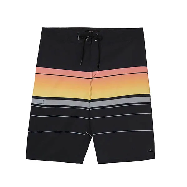 Quần Short Nam O'Neill Hyperfreak Heat Stripe 21 SP3106009-BLK2 Màu Đen Cam Size XS