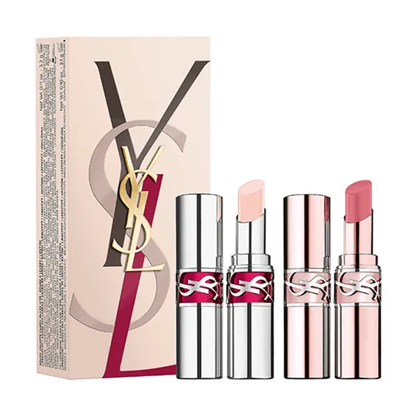 Set 2 Son Dưỡng Yves Saint Laurent YSL Loveshine (02 Candy Glaze + 44B Candy Glow)
