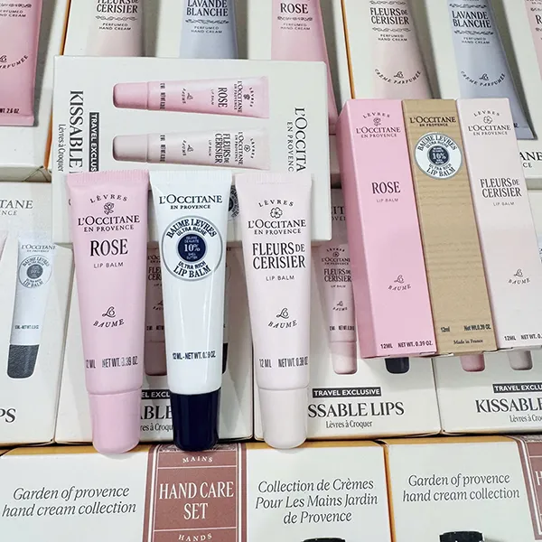 Set 3 Son Dưỡng L'Occitane Kissable Lips (3 x 12ml)