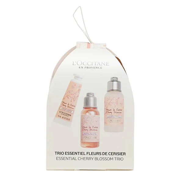 Set Dưỡng Da Body Hương Hoa Anh Đào L'Occitane Cherry Blossom 3 Món Mini