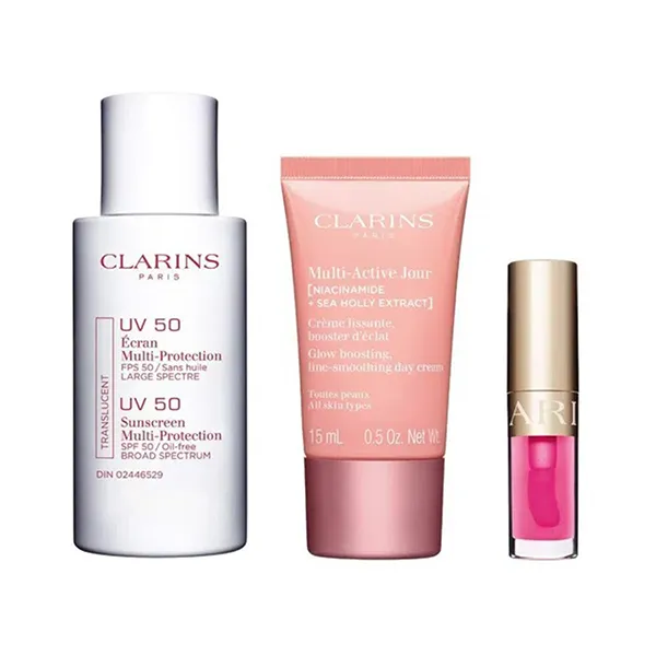 Set Dưỡng Da Clarins My Summer Besties Skincare Set 3 Món