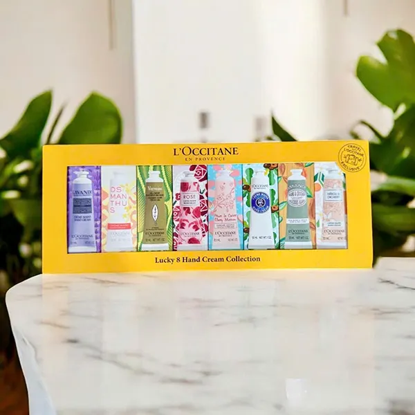 Set Kem Dưỡng Da Tay L'Occitane Lucky 8 Hand Cream Collection (8 x 30ml)