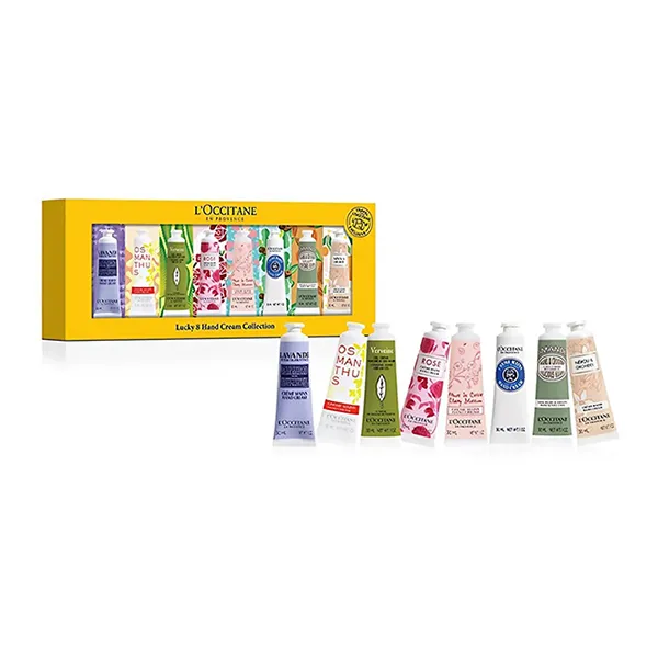 Set Kem Dưỡng Da Tay L'Occitane Lucky 8 Hand Cream Collection (8 x 30ml)