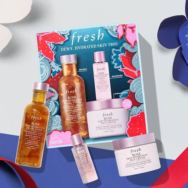 Set Mỹ Phẩm Fresh Dewy & Hydrated Skin Trio Skincare Set 3 Món