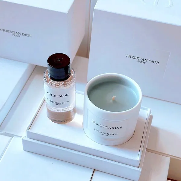 Set Nến Thơm Dior 30 Montaigne Candle 30g + Gel Tắm 20ml