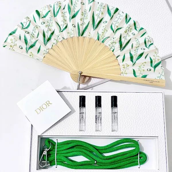 Set Nước Hoa Dior Lucky Wind Chine 2ml x 3 (Kèm Quạt)