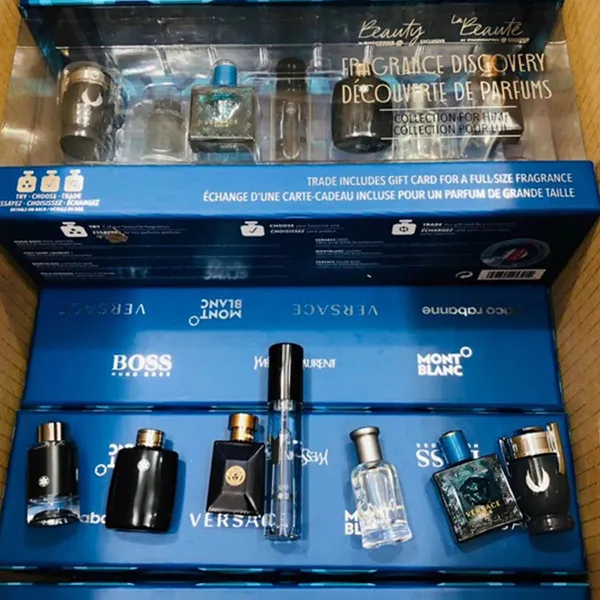 Set Nước Hoa Mini Nam Versace Fragrance Discovery 7 Món