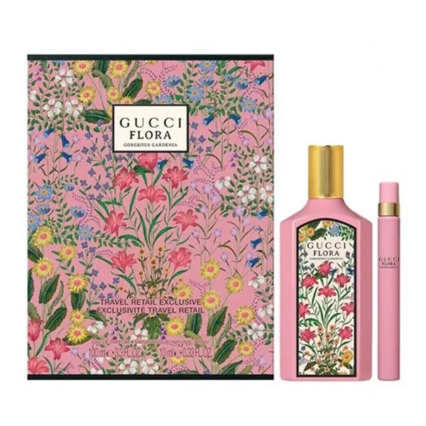 Set Nước Hoa Nữ Gucci Flora Gorgeous Gardenia (EDP 100ml + Mini 10ml)