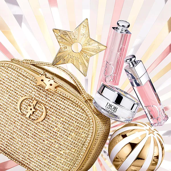 Set Son + Kem Dưỡng Dior Natural Glow Ritual Holiday 2025 Set 4 Món