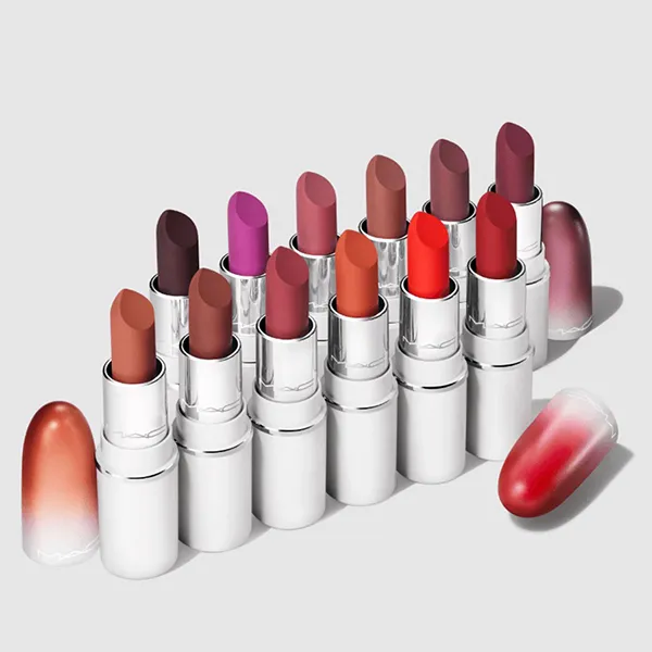 Set Son MAC Lips By The Dozen Mini Powder Kiss 12 Thỏi - Phiên Bản Đặc Biệt