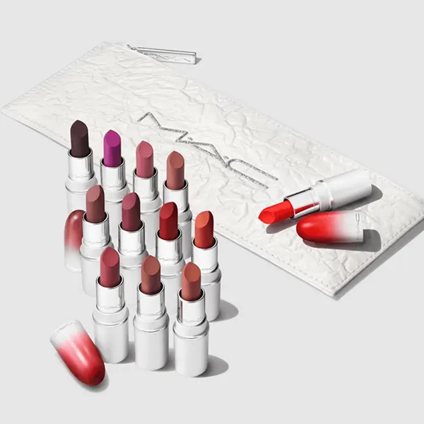 Set Son MAC Lips By The Dozen Mini Powder Kiss 12 Thỏi - Phiên Bản Đặc Biệt