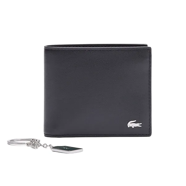Set Ví Nam Lacoste FG Billfold And Keychain Gift Set NH4480FG N66 Màu Xanh Navy