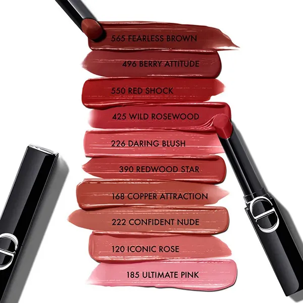 Son Dior Rossetti Lip Rouge Dior On Stage Slim Lipstick 550 Red Shock Màu Đỏ Gạch