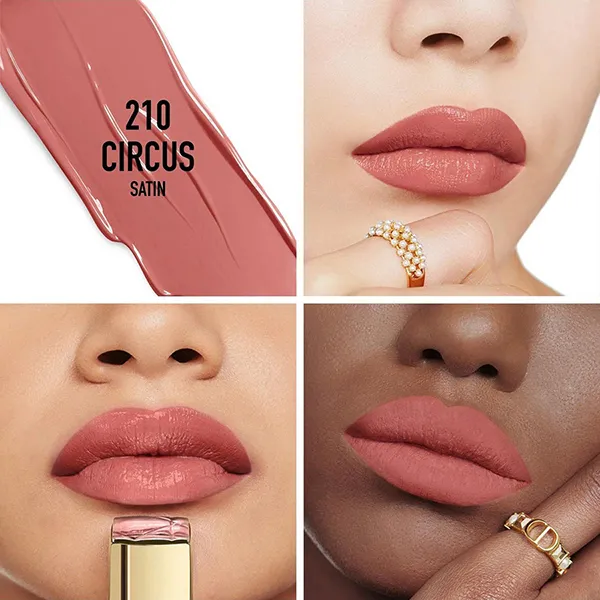 Son Dior Rouge Dior Holiday 2025 #210 Circus - Satin Finish Màu Hồng Đất