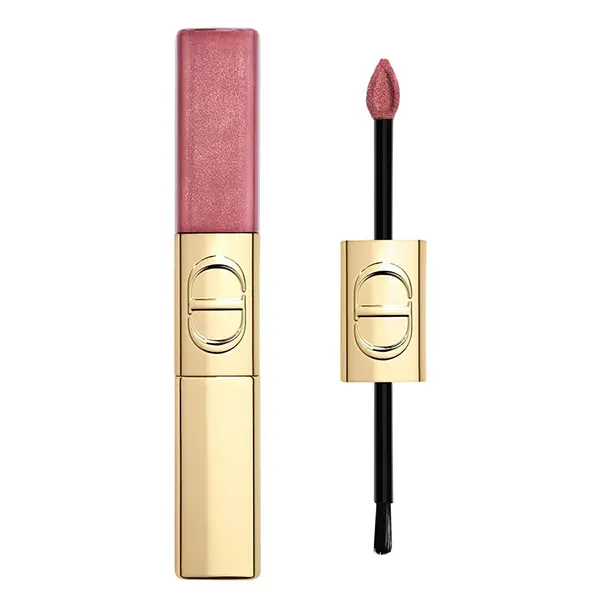 Son Kem Dior Rouge Dior Sequin Liquid Duo Limited Edition 420 Pink Star Màu Hồng Gỗ