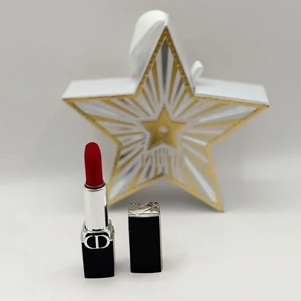 Son Dior Rouge Velvet Finish 999 Mini Holiday 2025 Màu Đỏ Tươi