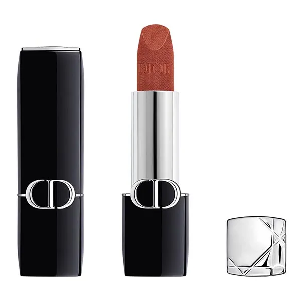 Son Dior Rouge Velvet Nắp Hít (2025) 188 Fortunate Velvet Finish Màu Cam Đất