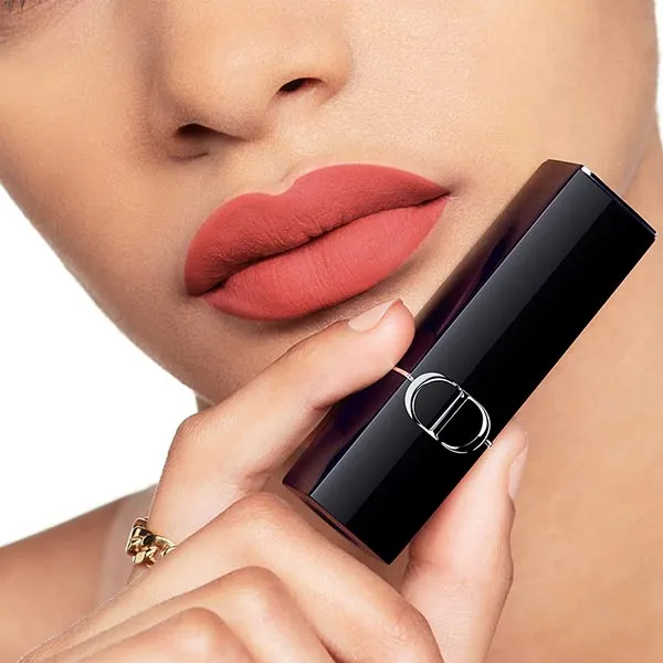 Son Dior Rouge Velvet Nắp Hít (2025) 217 Corolle Velvet Finish Màu Hồng Khô