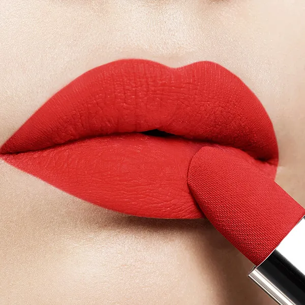 Son Dior Rouge Velvet Nắp Hít (2025) 999 Velvet Finish Màu Đỏ Tươi