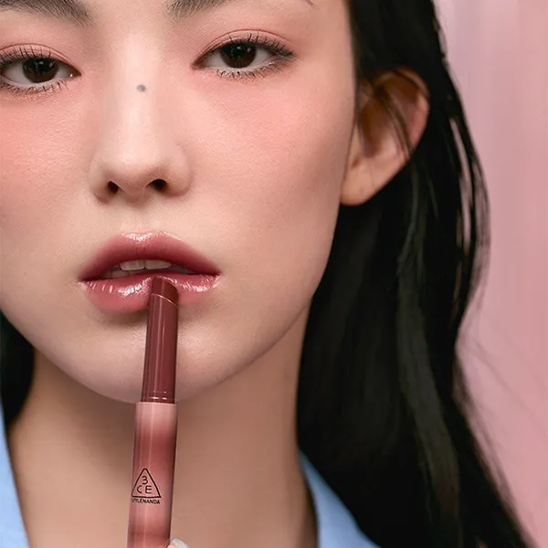 Son Dưỡng 3CE Shine Reflector Lip Nectar Màu Nâu Cacao