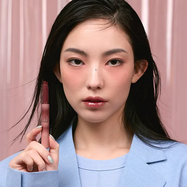 Son Dưỡng 3CE Shine Reflector Lip Nectar Màu Nâu Cacao