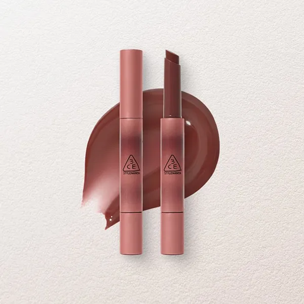 Son Dưỡng 3CE Shine Reflector Lip Nectar Màu Nâu Cacao