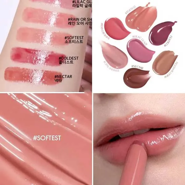 Son Dưỡng Bóng 3CE Shine Reflector Softest Màu Cam San Hô 1.7g