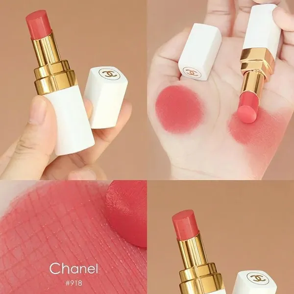 Son Dưỡng Chanel Rouge Coco Baume Shine Màu 918 My Rose Hồng Đào