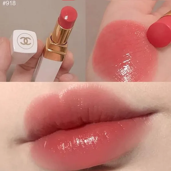 Son Dưỡng Chanel Rouge Coco Baume Shine Màu 918 My Rose Hồng Đào