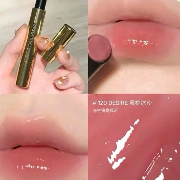 Son Dưỡng Môi Hourglass Phantom Volumising Glossy Balm 120 Desire Màu Tím Nude